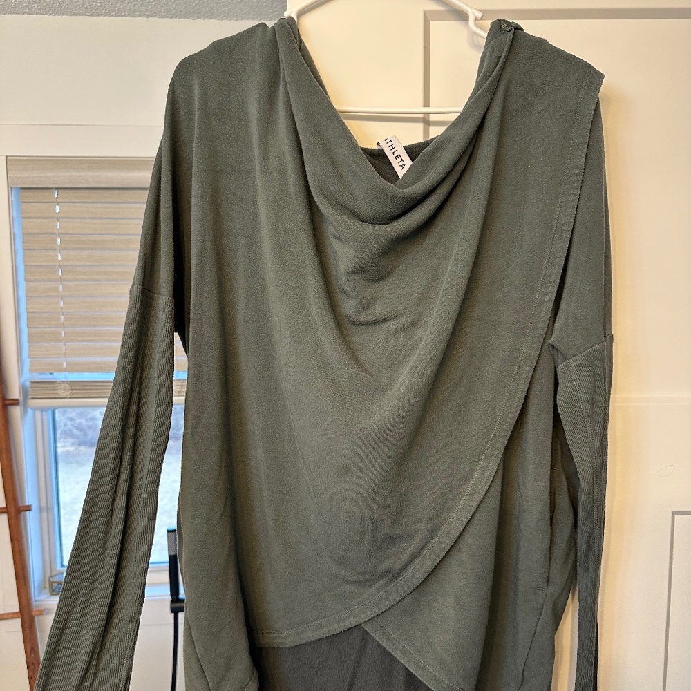 Athleta Wrap Sweatshirt